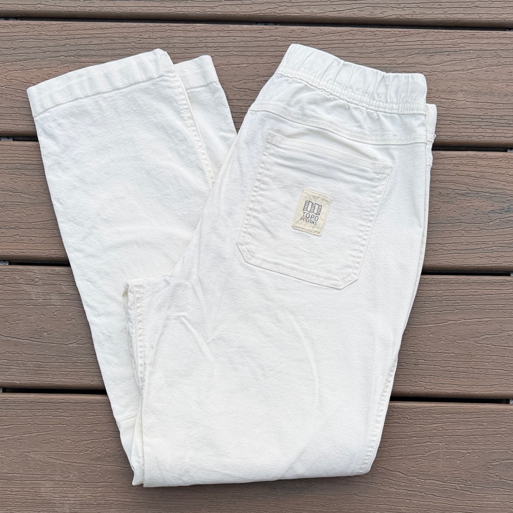 Topo Designs White Women's Dirt Pants